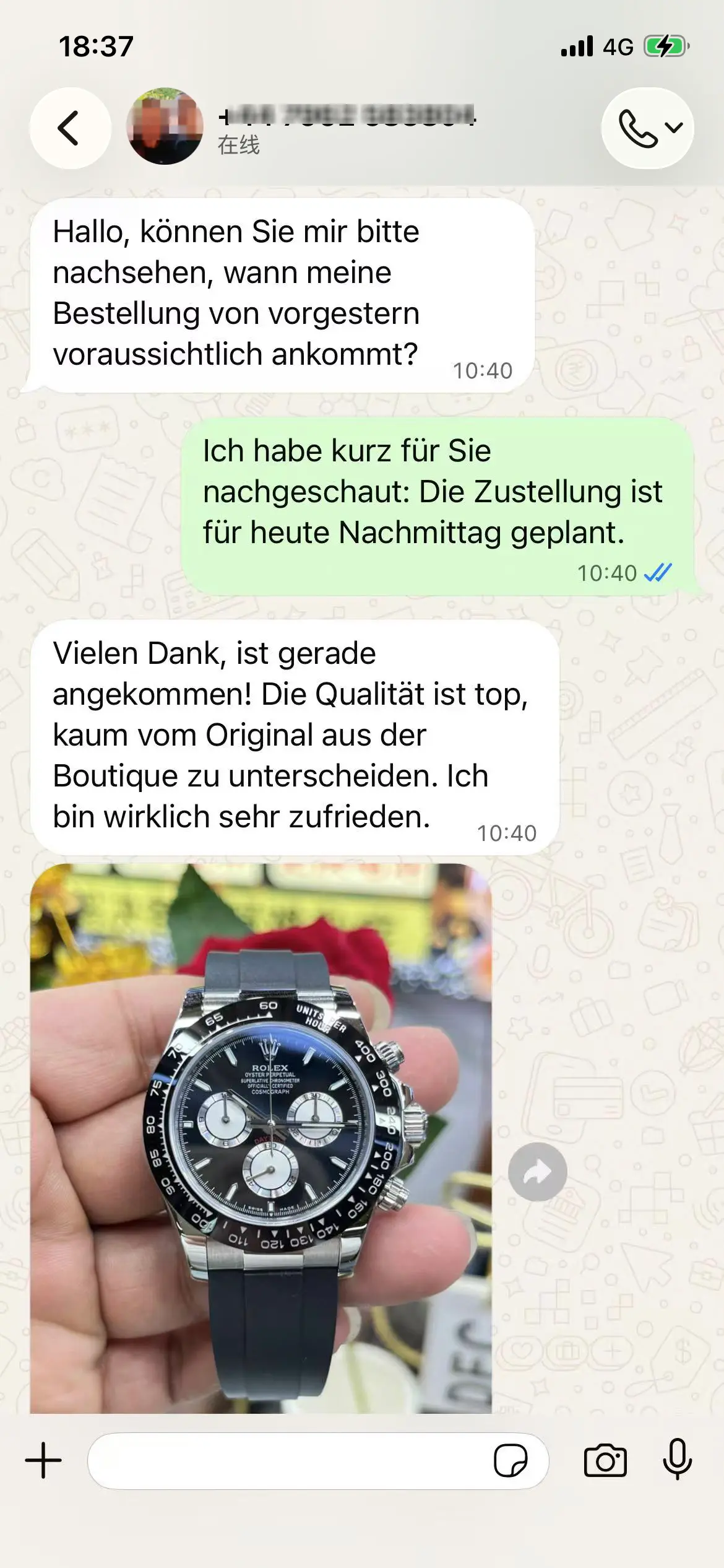 Versicherter Kurier